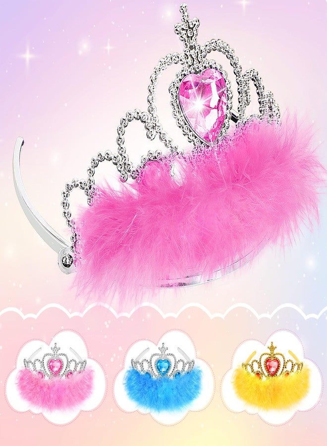 LIMIROLER Princess Dress Up Shoes Set, Girls Role Play Dress Up Toys,Toddler Pretend Play Crown Kit Gift Set for Little Girls Aged 3-6 Years Old - Image 2